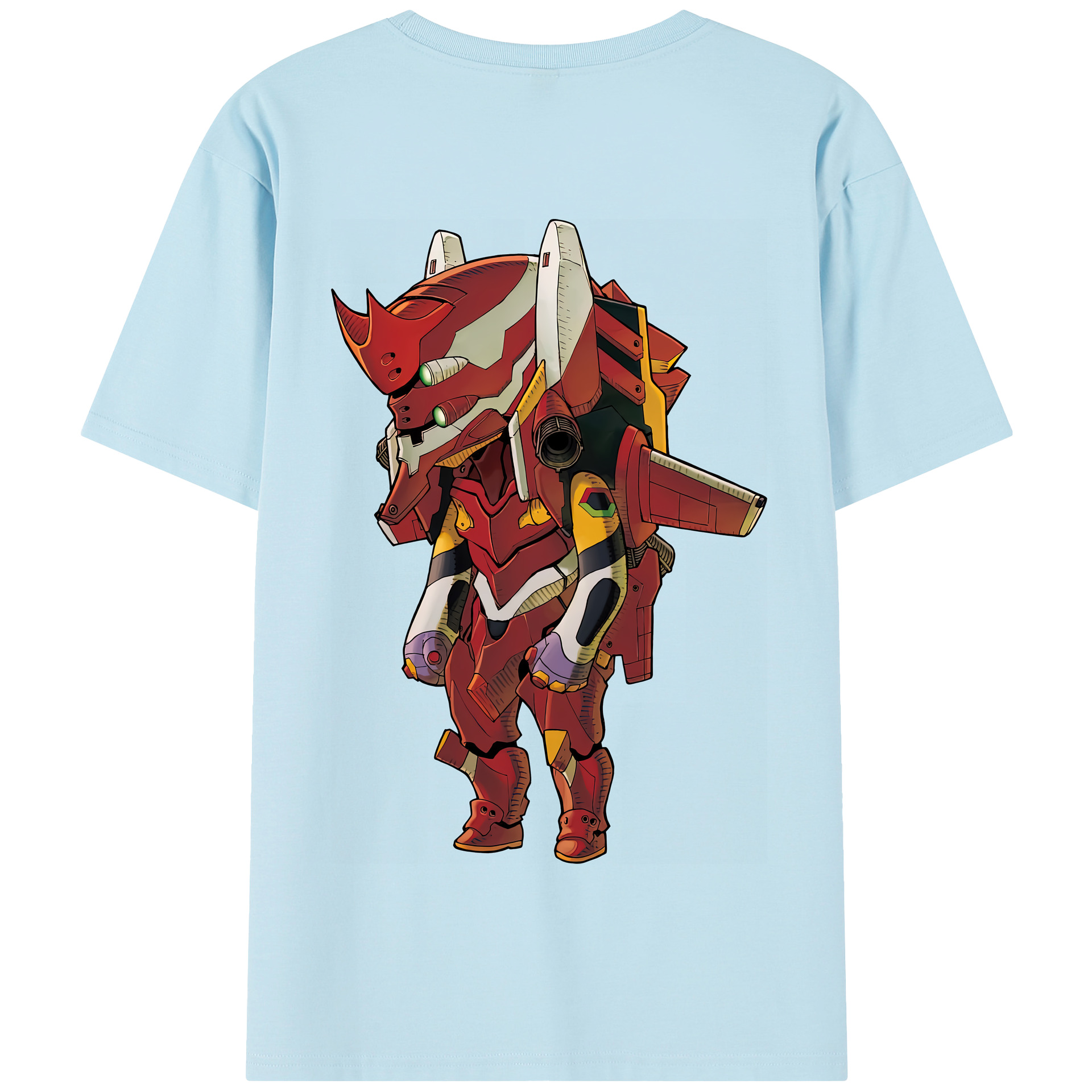 （画像用） EVA 新世紀エヴァンゲリオン 綿100％半袖Tシャツ（背面プリント）